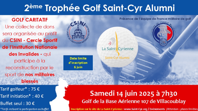 2ème Trophée de Golf Saint-Cyr Alumni