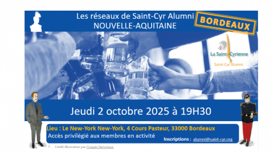 Pot des saint-cyriens à Bordeaux