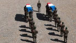 Le Général DARY rend hommage aux soldats tombés sous les balles des terroristes